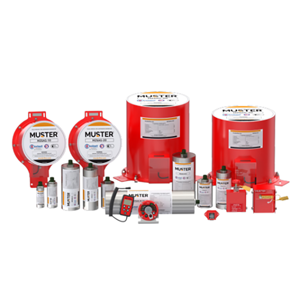 Muster Fire Suppresion system - Intecs